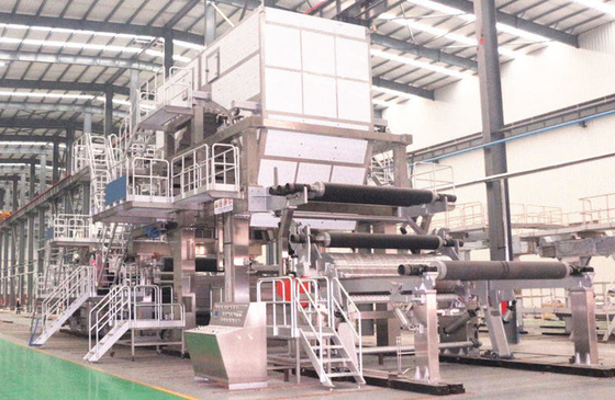 Kraft acanaló la cadena de producción de la fourdrinier de la máquina de papel 3600m m