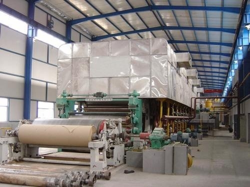 Tablero de papel a dos caras de 5400 milímetros que hace la máquina 50HZ hecha por la fábrica de Haiyang