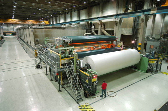 300m / Min Toilet Paper Making Machine 3500 milímetros de rollo enorme