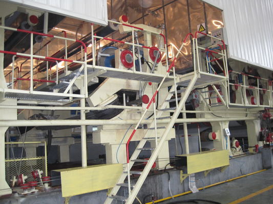 el doble de 4200m m llevó la maquinaria de la fabricación de papel de 100gsm Kraft