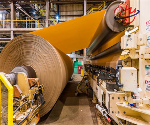 cadena de producción de la maquinaria de la fabricación de papel de Kraft del cartón de 1092m m 10T/D Brown
