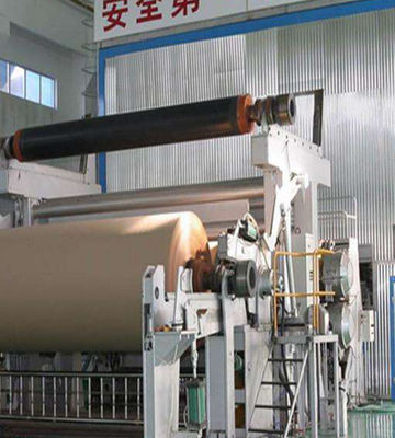 Cadena de producción de reciclaje del papel usado Kraft que hace la máquina los 400m/minuto 150T/D