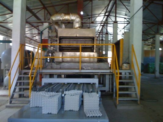 Máquina de fabricación de cartón del huevo del moldeado de la pulpa 7000pcs/H
