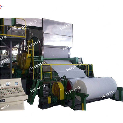el papel usado recicla el proceso convirtiendo el molino de la máquina de la fabricación de papel de papel higiénico del rollo enorme del producto
