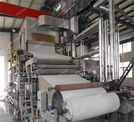 Solo papel higiénico más seco del alambre de alta velocidad de la fourdrinier 15T/D que hace la máquina y la cadena de producción