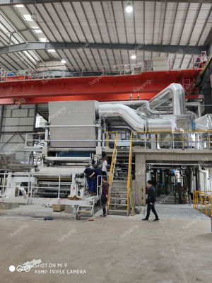 máquina de la pequeña fabricación del retrete 10T/D/de papel seda de 3200m m/cadena de producción del papel usado y de la pulpa de madera