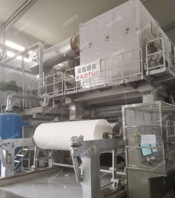 línea de /production de la máquina de la fabricación de papel de /Tissue del retrete 5T/D de 1800m m del papel usado y de la pulpa de madera