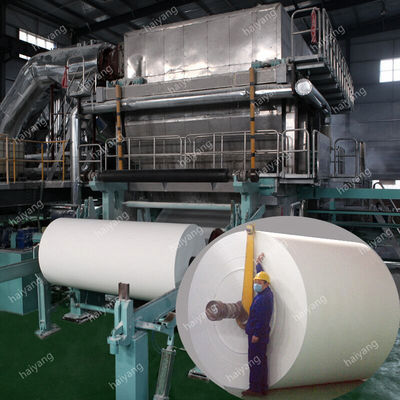 el papel usado 4T/D de 1760m m recicla el proceso convirtiendo la máquina de la fabricación de papel de papel higiénico del rollo enorme del producto