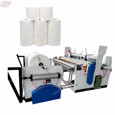 Precio automático de la máquina de la fabricación de papel de papel higiénico del rollo enorme el rebobinar