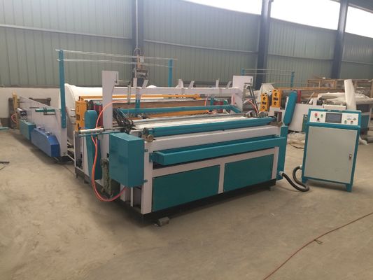 Máquina automática de la fabricación de papel de papel higiénico del rollo enorme el rebobinar