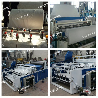 La máquina que raja el nuevo de papel higiénico del papel rebobinar automático del rollo