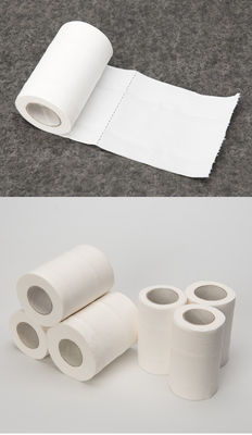 Maquinaria perforada de papel grabada en relieve automática del retrete del tejido el rebobinar del cuarto de baño