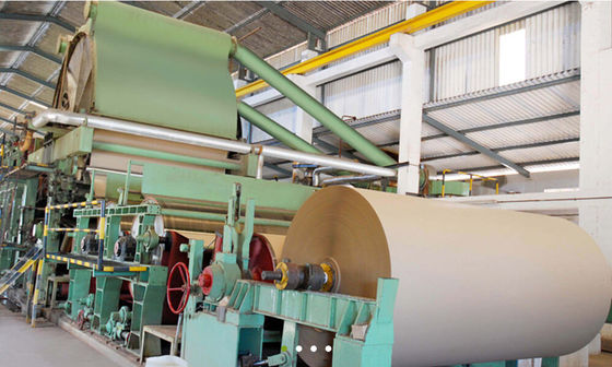 Cadena de producción acanalada de máquina de la fabricación de papel de Haiyang Kraft los 600m/minuto 6200m m