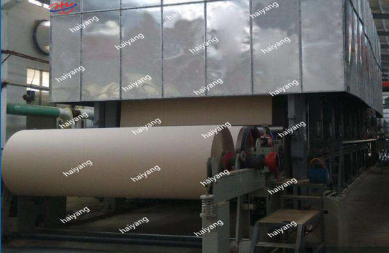 Reciclaje del papel usado de la máquina de la fabricación de papel de la flauta de Kraft 500T/D 5200m m