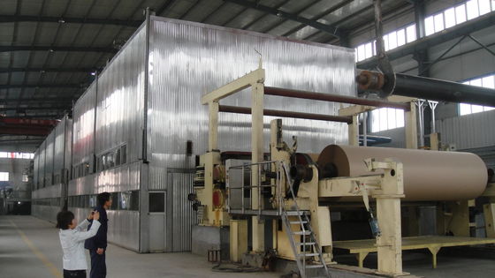 Fabricación de placa de papel acanalada de Kraft reciclando la máquina 300g/㎡