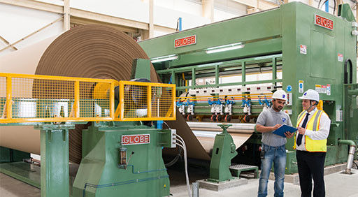 Cadena de producción del papel de Kraft de la eficacia alta máquina 5200m m con 8 - 10ton/Day