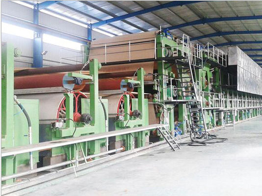 Máquina de fabricación de papel artesanal Máquina de ensayo de papel Kraft para revestimiento de papel 500T/D 5200mm