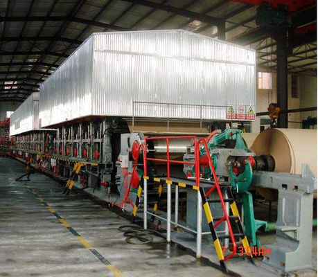 100 m/min Máquinas para la fabricación de papel Kraft 3400 mm 50 T/D para el flotado