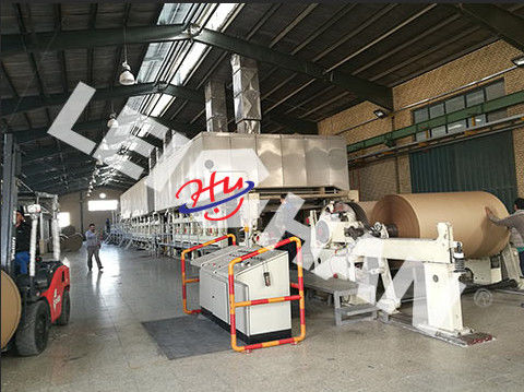 Máquina multi 4050m m de la fabricación de papel de Kraft del cilindro de dos hilos de alta resistencia