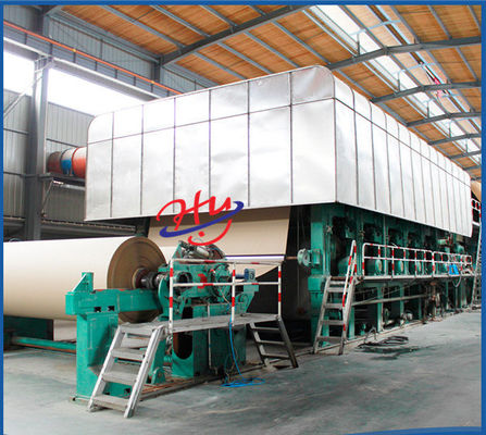 Máquina de fabricación de papel Kraft de doble capa de alta resistencia 300 m/min para caja corrugada