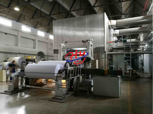 máquina de la fabricación de papel A4 de 2600m m que escribe los 400m/Min Wood Pulp