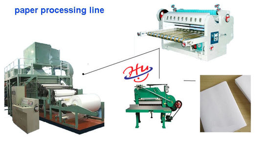 Completamente rollo del papel de imprenta de Automstic 3200m m 50T/D A4 que hace la máquina
