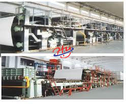 Máquina semi automática 20TPD 2100m m de la fabricación de papel A4 máquina de reciclaje del papel usado