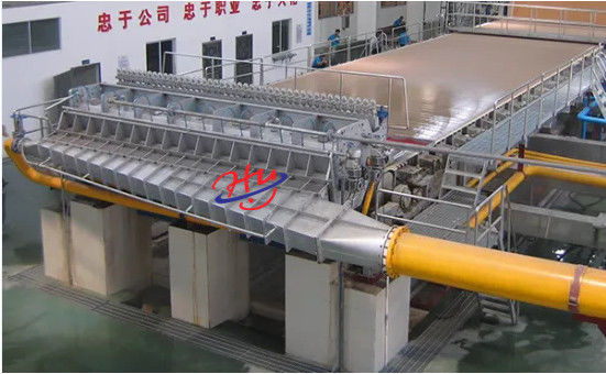 Maquinaria 1575m m de la fabricación de papel de Kraft del alambre del doble 80GSM