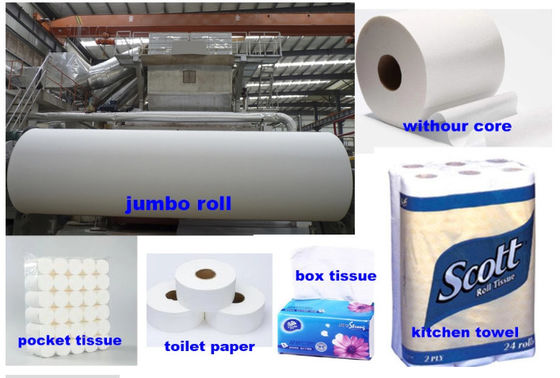 Máquina de papel reciclada papel usado de alta velocidad creciente de la máquina del papel higiénico