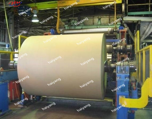 Cartón 40T/D que recicla el rollo de papel de Kraft que hace la máquina