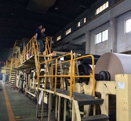 máquina de reciclaje de la fabricación de papel de 3200m m Kraft alambre doble los 300m/minuto