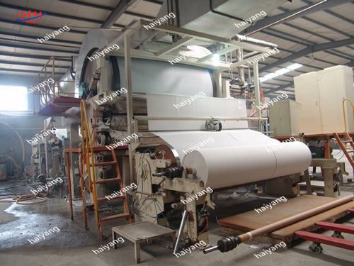 Máquina de la fabricación de papel de papel higiénico del jumbo de la pequeña empresa 1092m m
