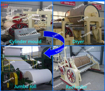 la impresora de papel de la servilleta de 1800m m recicló la máquina de papel de papel seda de máquina del triturador
