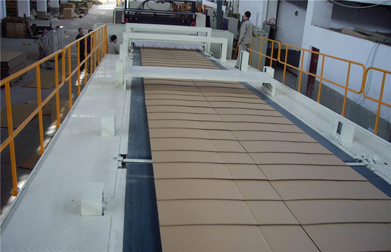 3 capas 5 capas cadena de producción de papel de la cartulina acanalada de 7 capas