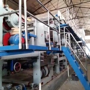 Maquinaria de la fabricación de papel de Kraft del tubo del hilado 10T/D acanalada para la producción del molino