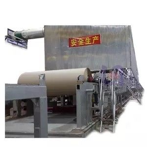 Alambre doble que recicla la máquina 3200m m de la fabricación de papel de Kraft