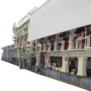 máquinas de proceso de papel de 2200m m Kraft 350m/Min Cardboard Paper Mill Plant