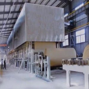 50m/de una sola capa Min Kraft Fluting Paper Machine