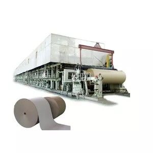 máquinas de proceso de papel de 2200m m Kraft 350m/Min Cardboard Paper Mill Plant