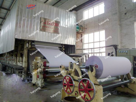 Caja de la máquina de la fabricación de papel del periódico A4 que embala 1575m m