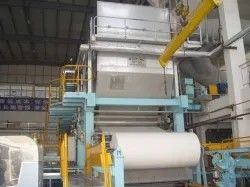 máquina de la fabricación de papel de la servilleta del rollo enorme 45gsm con el molde del cilindro