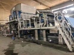 Máquina de papel seda reciclada pulpa del rollo enorme con el secador de 3200m m