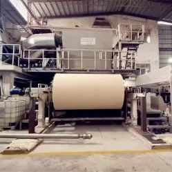 Máquina de la fabricación del papel higiénico de la paja 45gsm del trigo