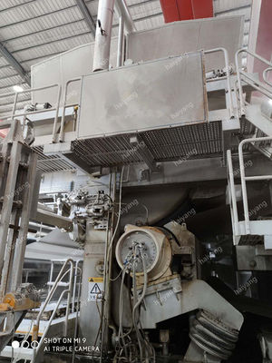 máquina de la fabricación de papel del bagazo del tejido 15t/D con el cilindro del vacío