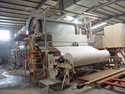 Máquina de la fabricación de papel de papel higiénico del cáñamo 2400m m grandes
