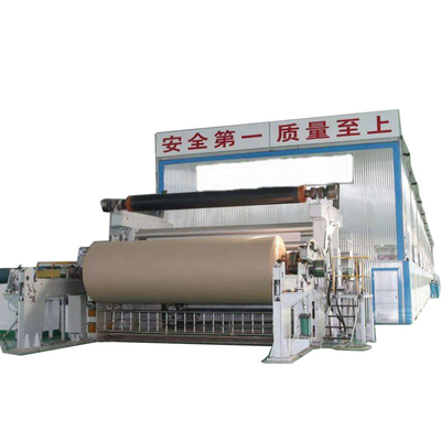 tablero de papel a dos caras de 2400m m Kraft que hace máquina la cadena de producción del rollo enorme